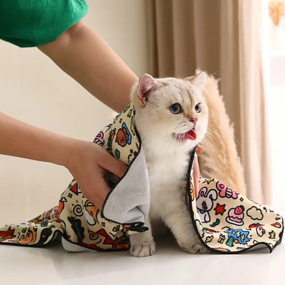 Cat Wrap Towel for Grooming – Anti-Scratch