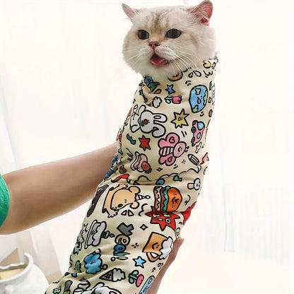 Cat Wrap Towel for Grooming – Anti-Scratch